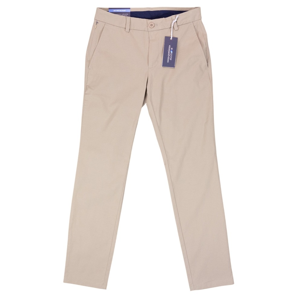 NWT Vineyard Vines On-The-Go Pant Performance Mens 28x32 Cotton Nylon Stretch
